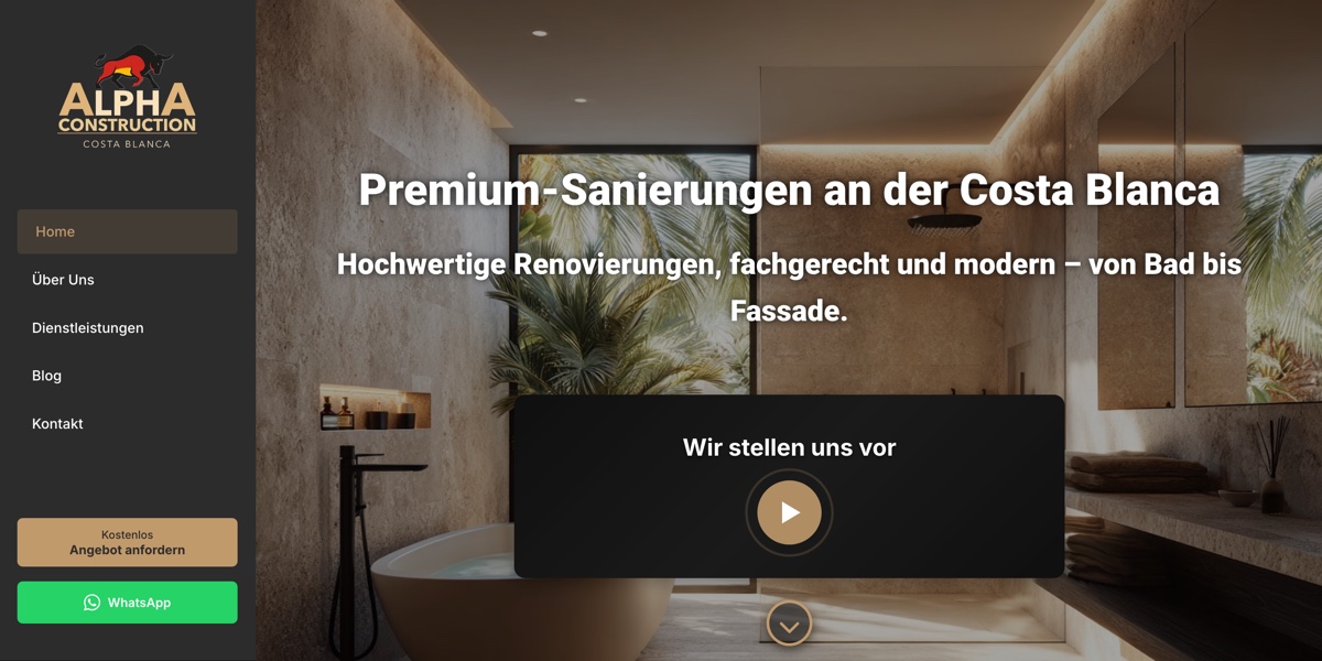 Alpha Construction - Premium Sanierungen Costa Blanca
