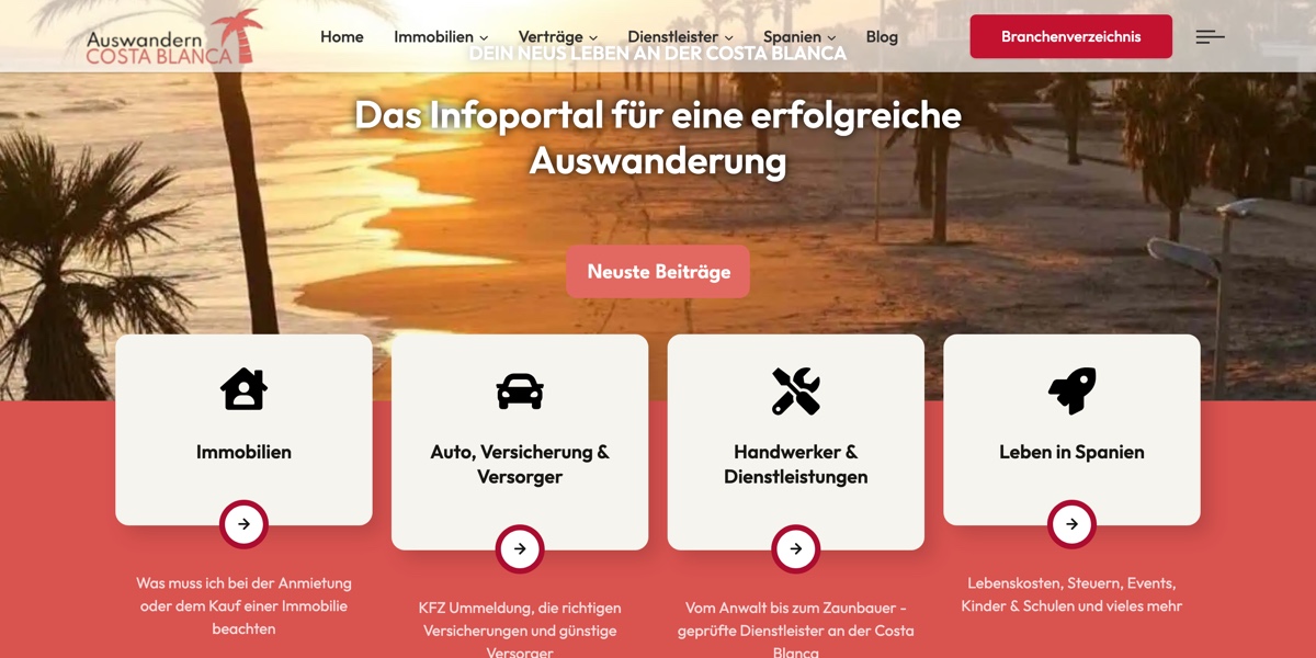 Auswandern Costa Blanca - Infoportal